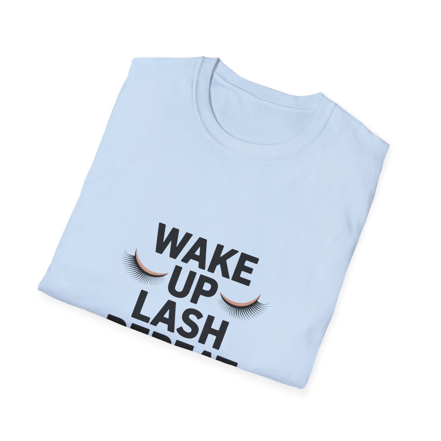 Wake Me Up For Beauty T-Shirt | Dreamy Lashes Graphic Tee | Chic Self-Care Fashion for Her