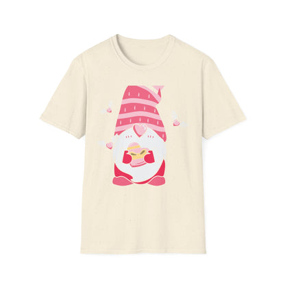Adorable Valentine's Day Gnome T-Shirt | Sweet Heart Gift Tee for Her & Couples