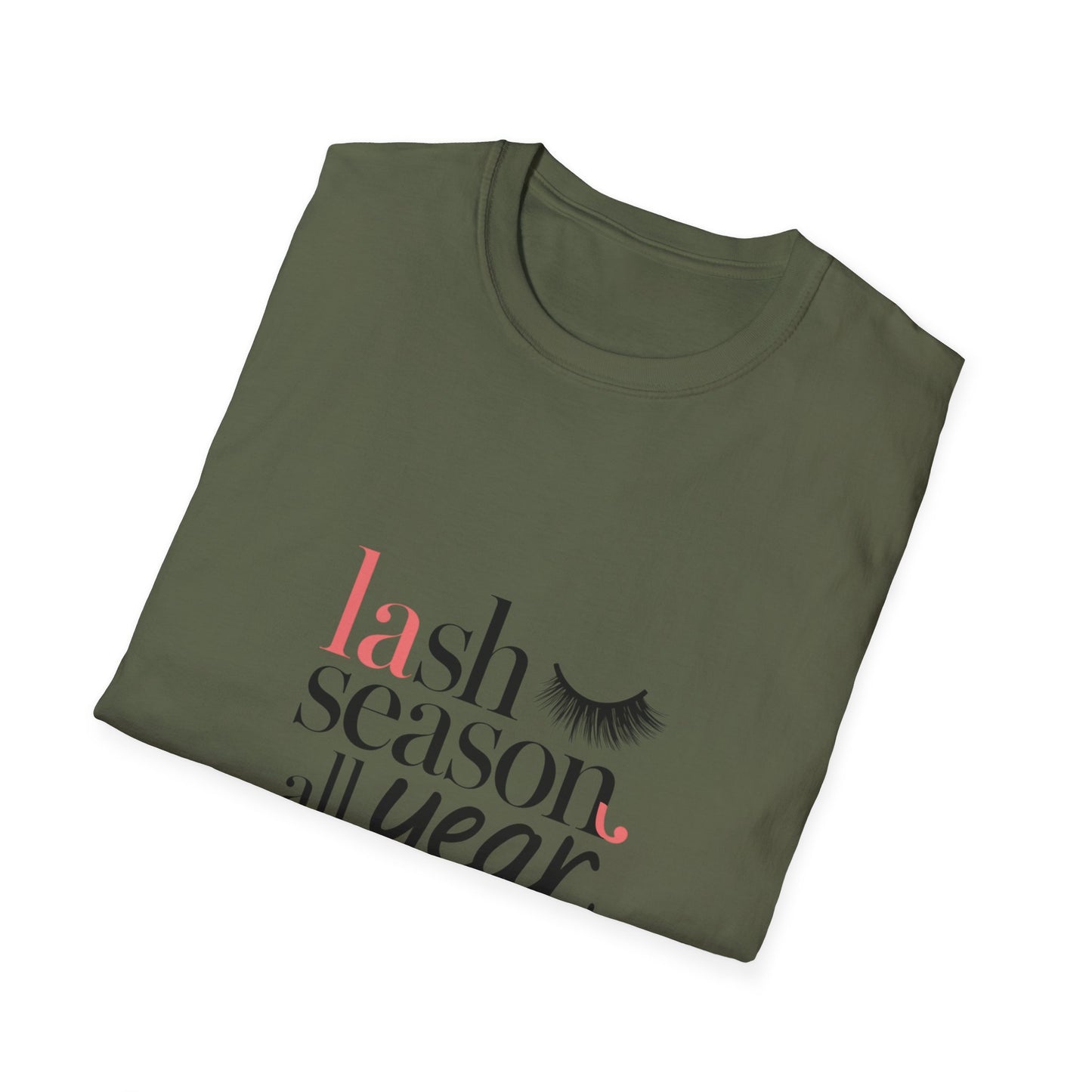 Chic 'La Lashes' Glam T-Shirt | Stunning Beauty & Makeup Artist Tee - Perfect for Lash Lovers!