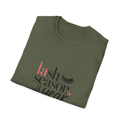Chic 'La Lashes' Glam T-Shirt | Stunning Beauty & Makeup Artist Tee - Perfect for Lash Lovers!
