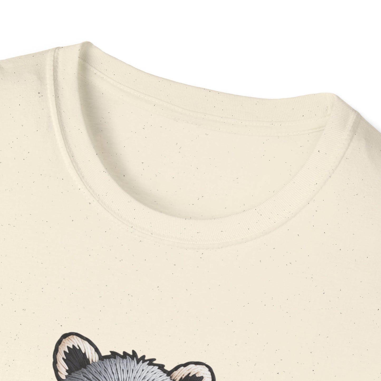 Hilarious "Will Work for Snacks" Raccoon T-Shirt - Adorable Embroidered Look Tee for Animal & Food Lovers! Must-Have Funny Gift