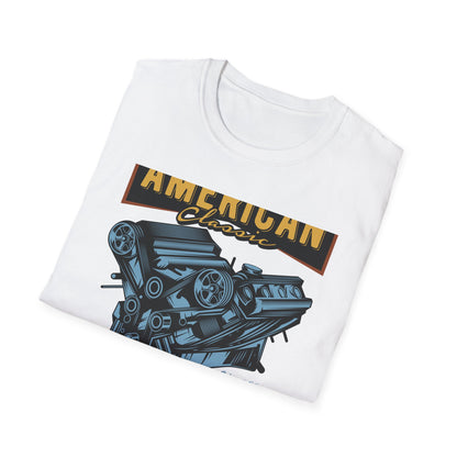 Epic American Classic Muscle Car V8 Engine T-Shirt | Authentic Garage Mechanic Tee | Since 1973 Vintage Car Lover Gift