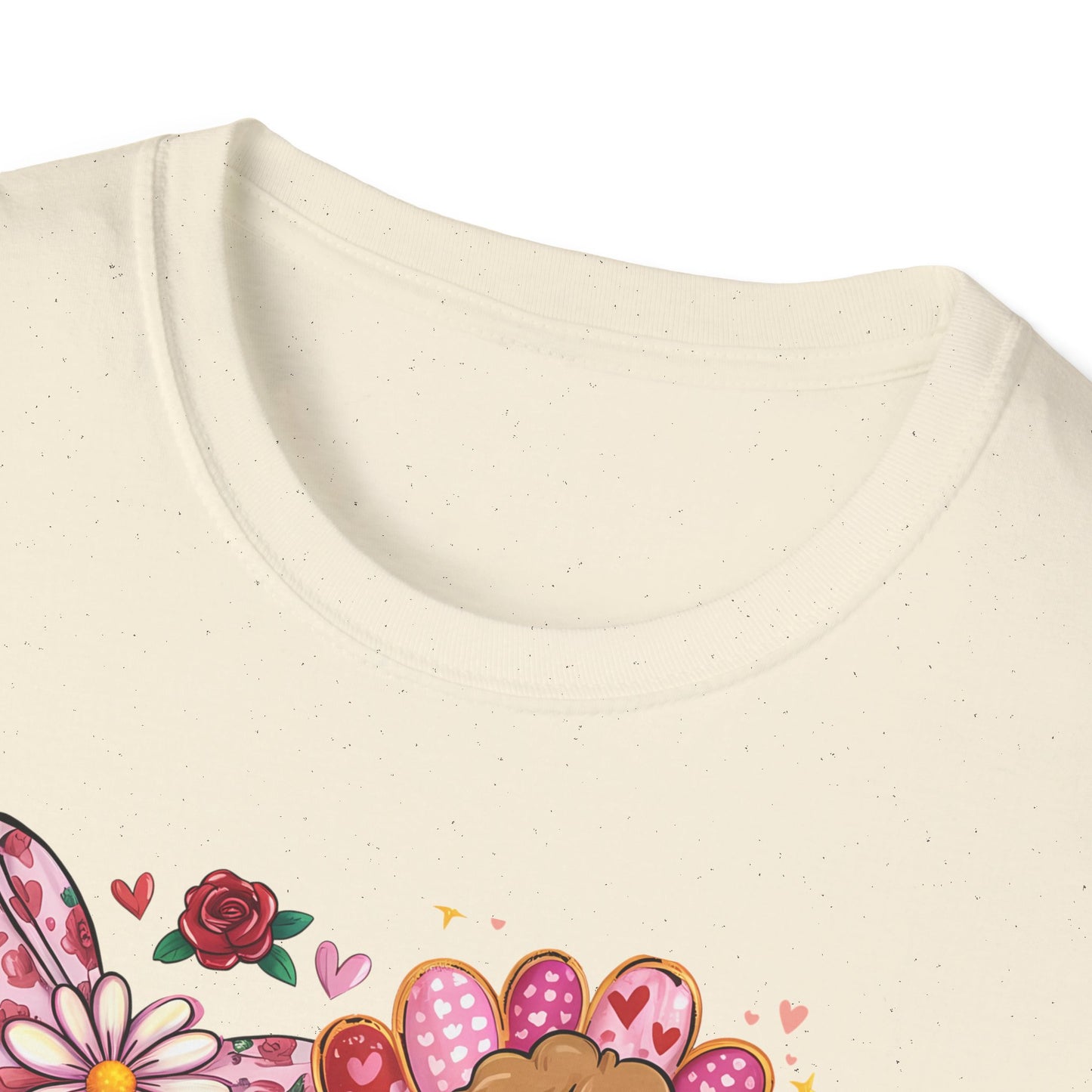 Adorable Valentine's Cupid & Love Heart T-Shirt - Sweet Roses & Bows Tee for Her | Perfect Romantic Gift