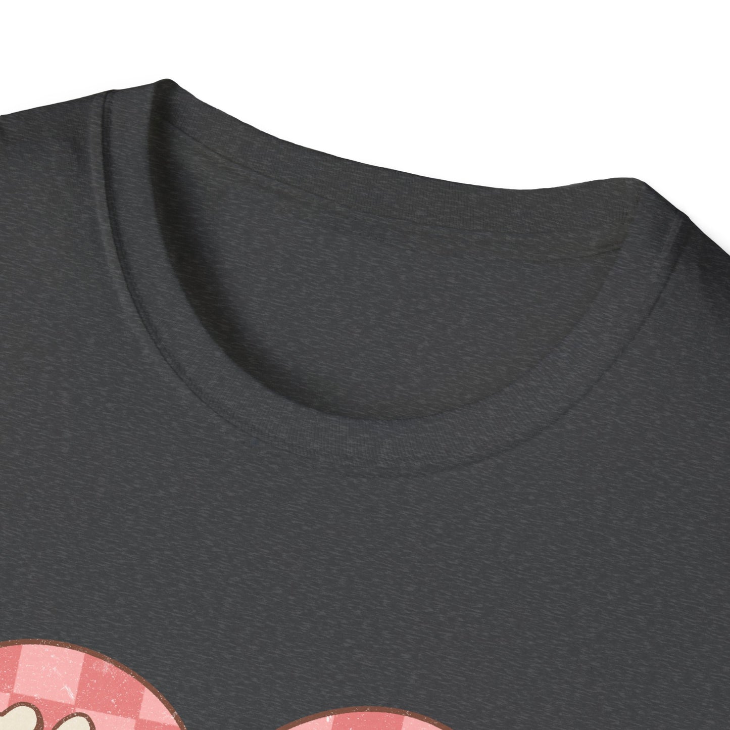 Trendy Heart Breaker T-Shirt - Sassy Leopard Print Lightning Bolt Checkered Heart Tee for Women