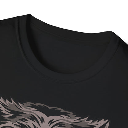 Unleash Your Inner Beast: Fierce Snarling Alpha Wolf T-Shirt - Dominant Wildlife Graphic Tee for Men