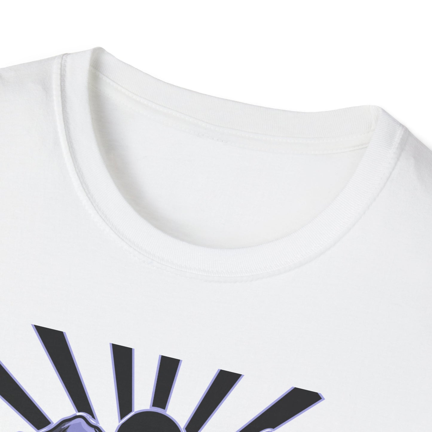 Bold Mountain Skull T-Shirt | Mystic Sun Rays & Nature Art | Unique Grunge Alternative Tee | Edgy Outdoor Apparel for Men & Women
