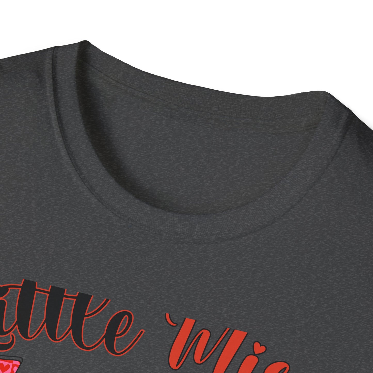 Charming Little Miss Valentine T-Shirt | Girls' Trendy Mixed Pattern Heart Day Tee