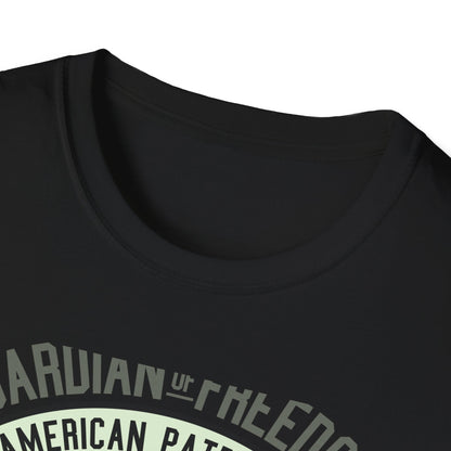 Bold Guardian of Freedom American Patriotism T-Shirt - Majestic Eagle 'Freedom Is Not Free' USA Graphic Tee for Proud Americans
