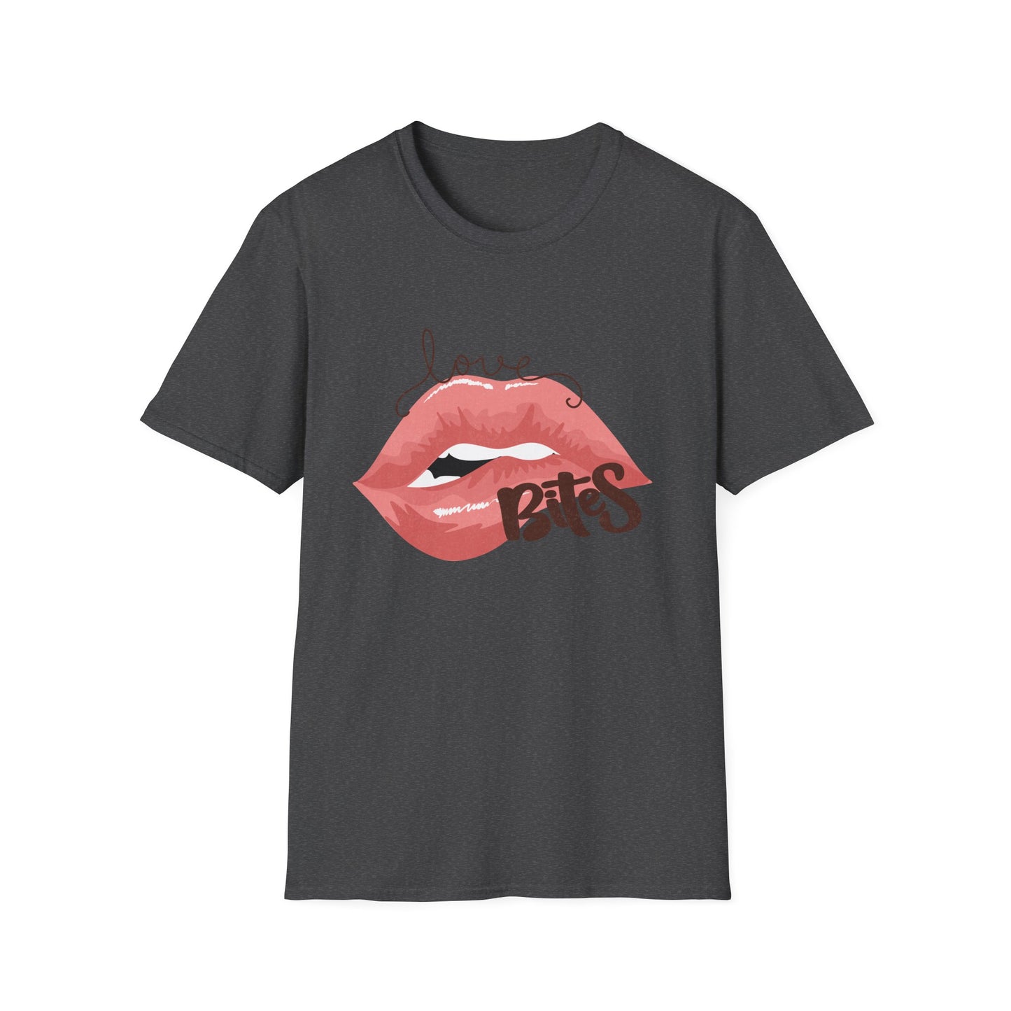 Irresistible Love Bites Lips T-Shirt | Trendy Women's Graphic Tee | Fierce & Chic Statement Top for Her