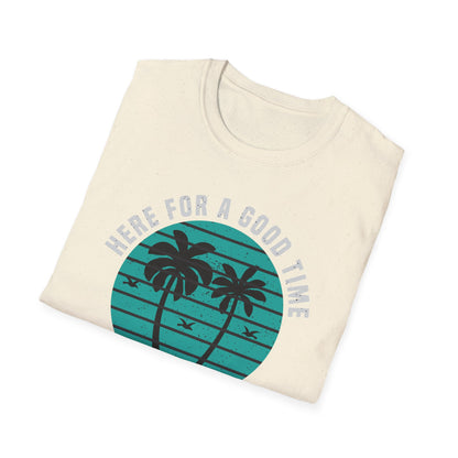 Awesome California Good Time T-Shirt | Retro Palm Tree Beach Vacation Tee | Trendy Summer State Shirt