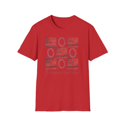 Meaningful Christian 'Original Love Letters' T-Shirt | Unique Cross & Crown of Thorns Design - Faith Tic-Tac-Toe Apparel