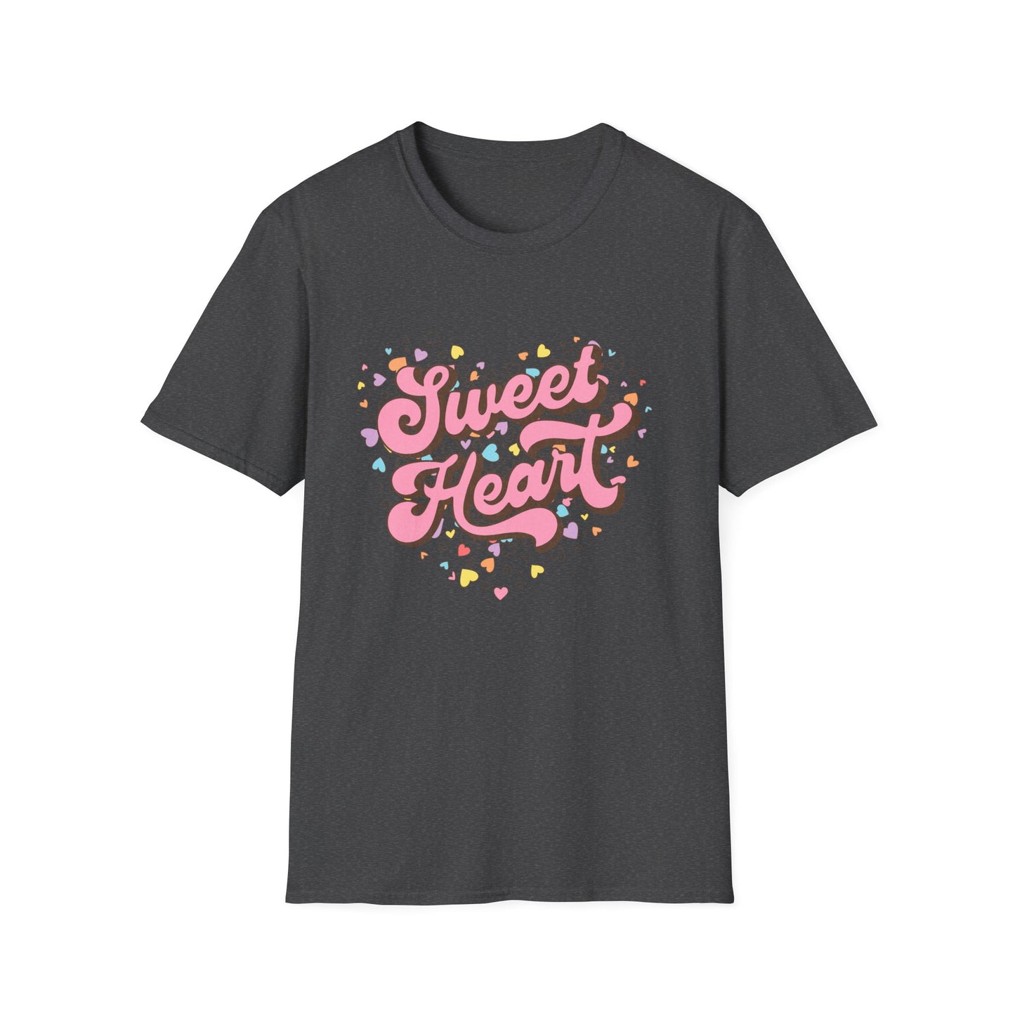 Adorable Sweet Heart T-Shirt | Retro Pastel Hearts Valentine's Day Gift for Her