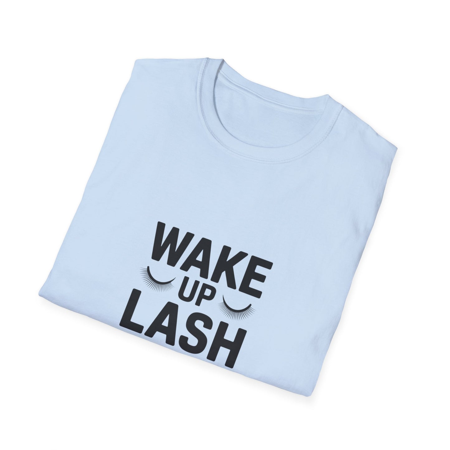 WAKE UP LASH REPEAT T-Shirt | Chic Eyelash Tech & Beauty Lover Tee | Empowering Lash Artist Gift Top