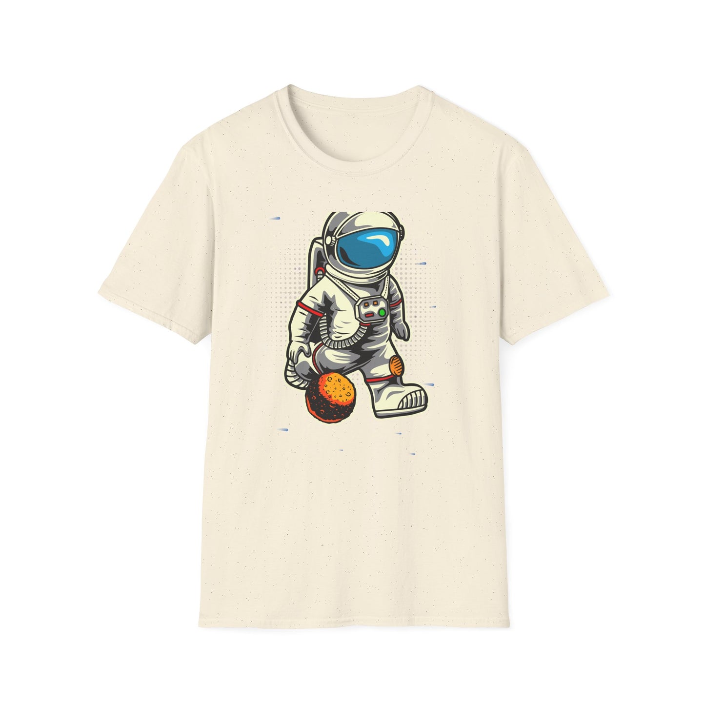 Epic Astronaut Moon Kick T-Shirt | Fun Space Soccer Fan Tee | Stellar Cosmic Explorer Gift for Kids & Adults