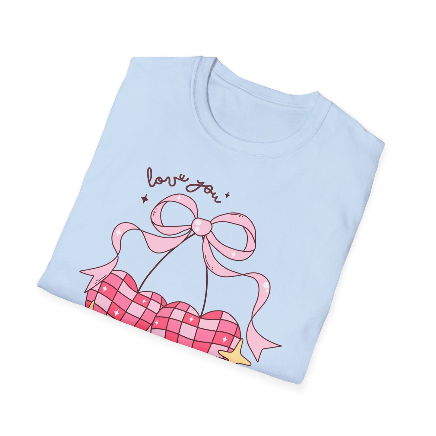 Irresistible 'Love You Cherry Much' T-Shirt | Cute Pink Heart Cherry Tee | Sweet Retro Vibe Valentine's Gift