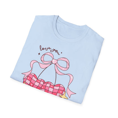 Irresistible 'Love You Cherry Much' T-Shirt | Cute Pink Heart Cherry Tee | Sweet Retro Vibe Valentine's Gift