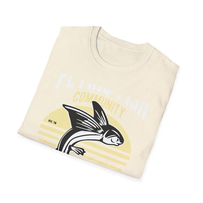 Classic Fishing Contest Community T-Shirt | Just Relax Let's Go Fishing Tee | Retro Jumping Fish Angler Apparel Gift