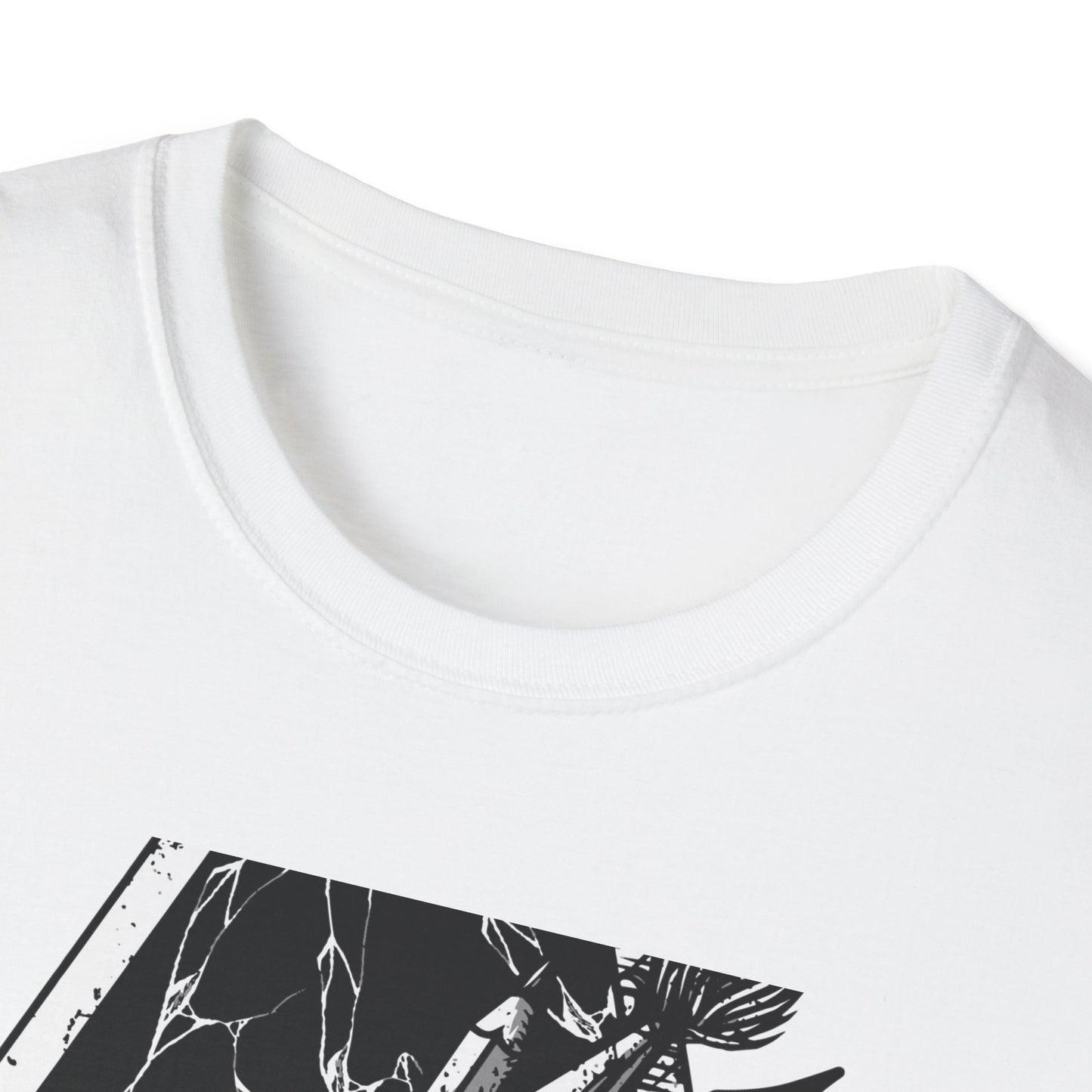 Unleash Creative Hustle: "Work or Die" Artist T-Shirt - Bold Grunge Art & Design Statement Tee