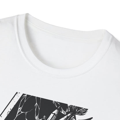 Unleash Creative Hustle: "Work or Die" Artist T-Shirt - Bold Grunge Art & Design Statement Tee