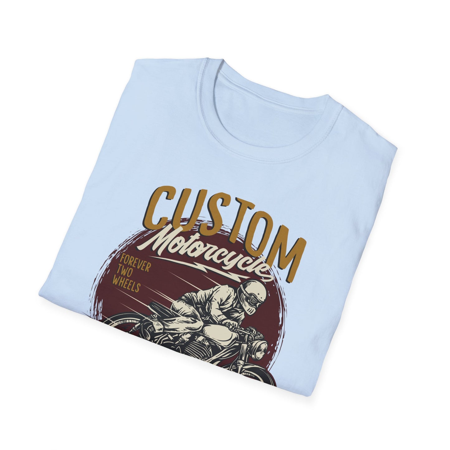 Epic Custom Motorcycle T-Shirt | Vintage Cafe Racer Biker Tee | Forever Two Wheels Rider Gift