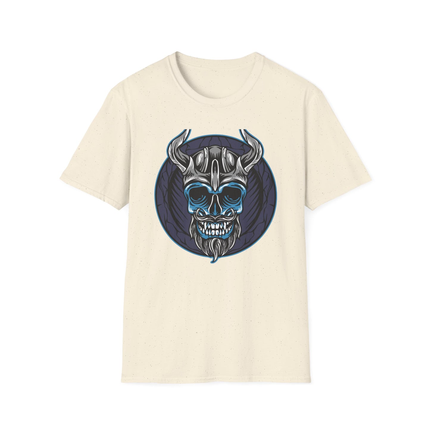 Epic Viking Skull T-Shirt | Fierce Horned Warrior Design Tee for Men | Bold Norse Mythology Apparel
