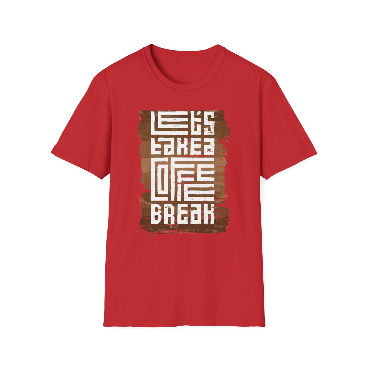 Unique Let's Take a Coffee Break T-Shirt | Stylish Distressed Coffee Lover Tee | Essential Daily Brew Relax Shirt