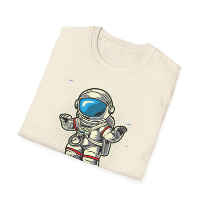 Radical Astronaut Skateboard T-Shirt | Awesome Space Skater Graphic Tee for Sci-Fi & Skate Fans | Unisex Stellar Design