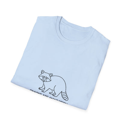 Hilarious Raccoon "Snacks Are Mandatory" T-Shirt | Funny Food Lover Tee | Cute Animal Gift