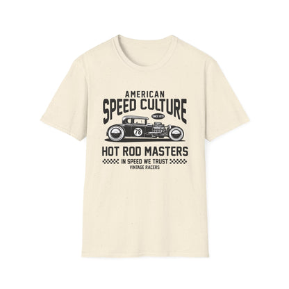 Legendary Hot Rod Masters T-Shirt | American Speed Culture Since 1970 Vintage Race Car Tee | Classic Car Enthusiast Gift