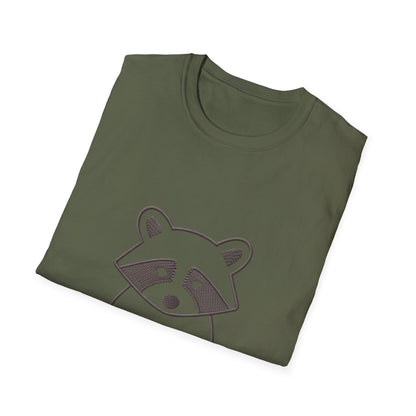 Hilarious Raccoon 'Snacks Required' T-Shirt – Adorable Animal Lover Funny Graphic Tee for Foodies & Casual Wear