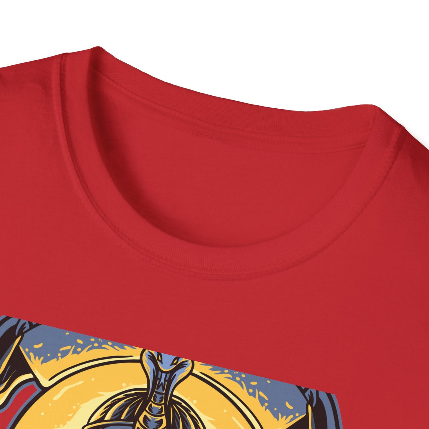 Stunning Egyptian Goddess T-Shirt | Mystic Cobra Queen Design Tee with Ancient Aura & Glowing Eyes for History Buffs
