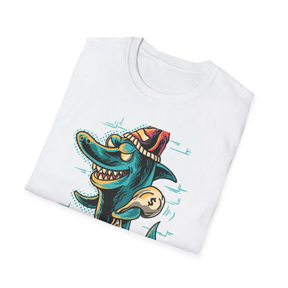 Epic Shark Mafia T-Shirt – Cool Urban Gangster Shark Tee with Money Bag | Unique Streetwear Graphic for Men & Teens