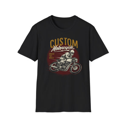 Epic Custom Motorcycle T-Shirt | Vintage Cafe Racer Biker Tee | Forever Two Wheels Rider Gift