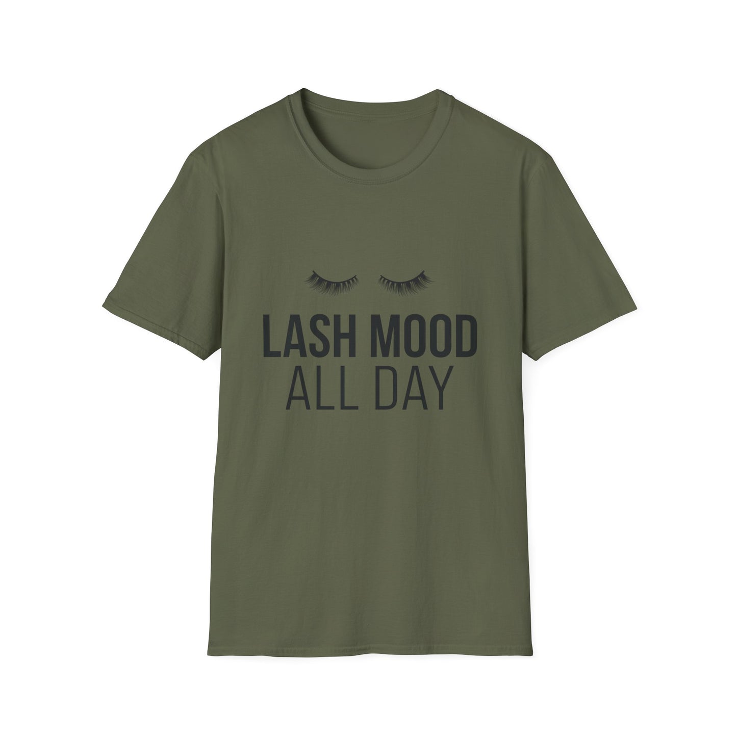 Fabulous Lash Mood All Day T-Shirt | Trendy Eyelash Lover & Lash Tech Tee | Ultimate Beauty Enthusiast Gift