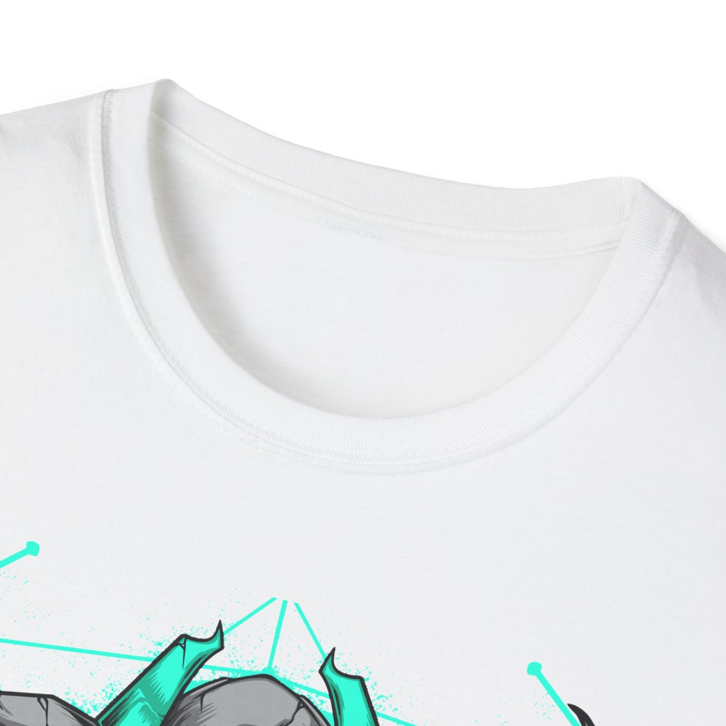 Epic Cybernetic Bull T-Shirt | Striking Sci-Fi Mech Ox Tee | Futuristic Geometric Animal Design | Bold Statement for Gamers & Tech Fans
