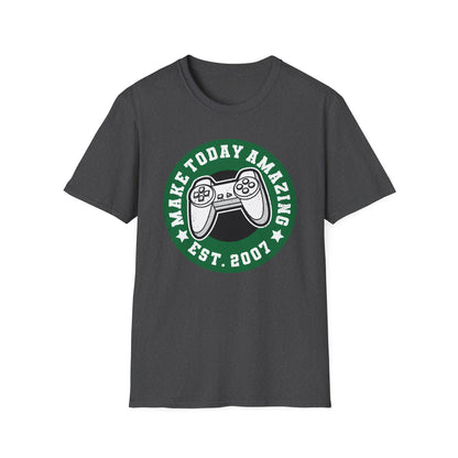 Make Today Amazing Gaming T-Shirt | Est. 2007 Retro Controller Tee - Awesome Gamer Gift for Video Game Fans