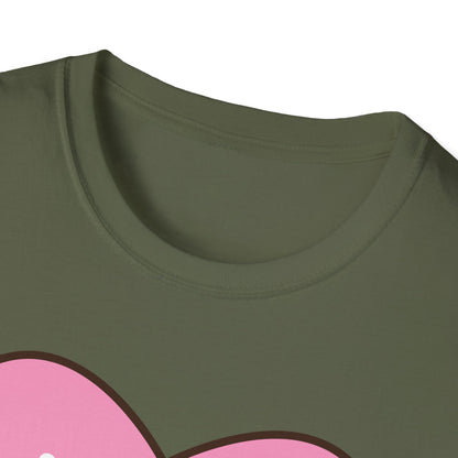 Adorable "Kiss Me" Conversation Heart T-Shirt | Sweet Valentine's Day Tee | Cute Romantic Candy Design Gift
