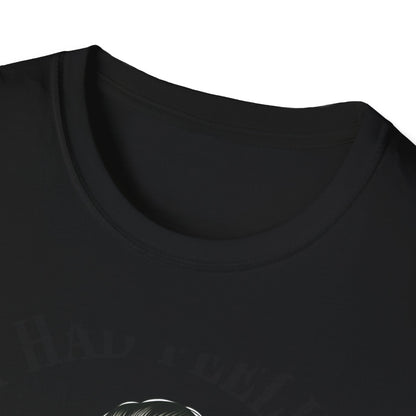 Sassy Messy Bun Skull T-Shirt - 'If I Had Feelings' Dark Humor Valentine's Gift for Women | Edgy & Unique Graphic Tee