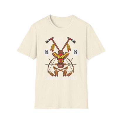 Majestic Native American Heritage T-Shirt - Tribal Totem & Warrior Symbols | Authentic Indigenous Culture Apparel