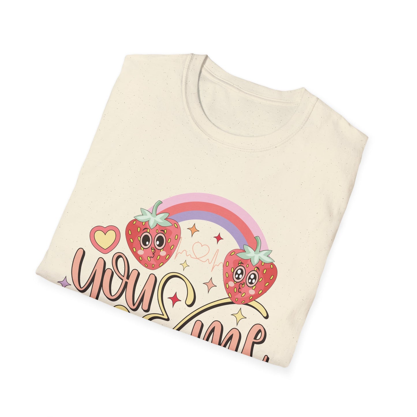 Adorable You & Me Strawberry Couple T-Shirt - Sweet Kawaii Love Design, Perfect Romantic Valentine's Day Gift