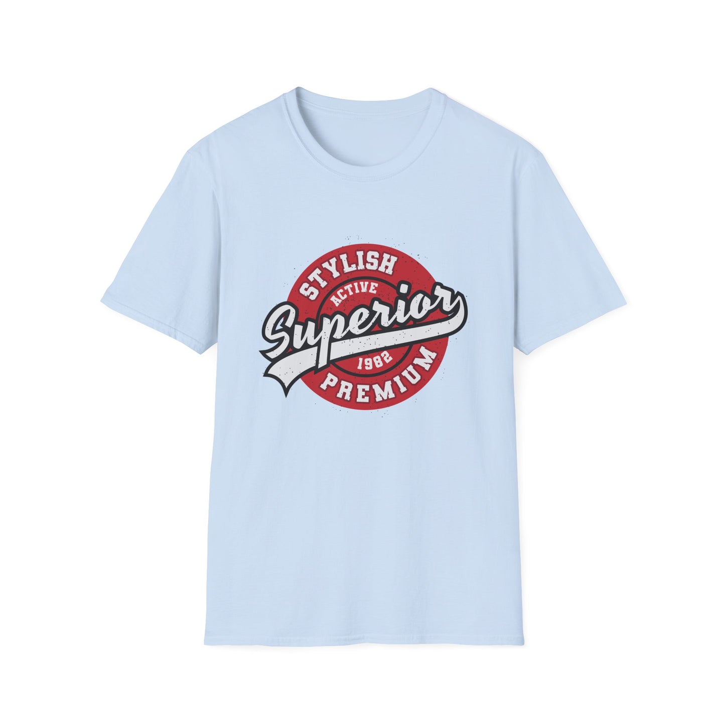 Superior 1982 Vintage T-Shirt | Classic Stylish Active Premium Tee for Men & Women | Iconic Distressed Graphic Top