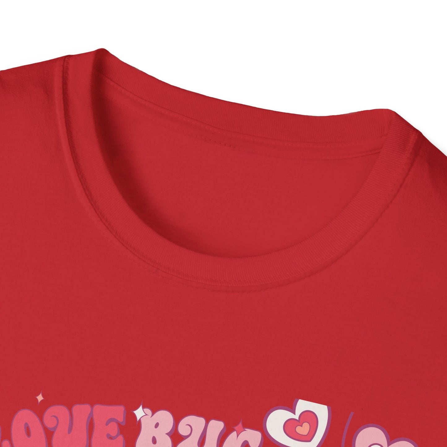 Groovy Love Bug T-Shirt | Adorable Retro Pink VW Beetle & Hearts | Sweet Valentine's Day Gift for Her