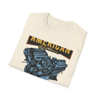 Epic American Classic Muscle Car V8 Engine T-Shirt | Authentic Garage Mechanic Tee | Since 1973 Vintage Car Lover Gift