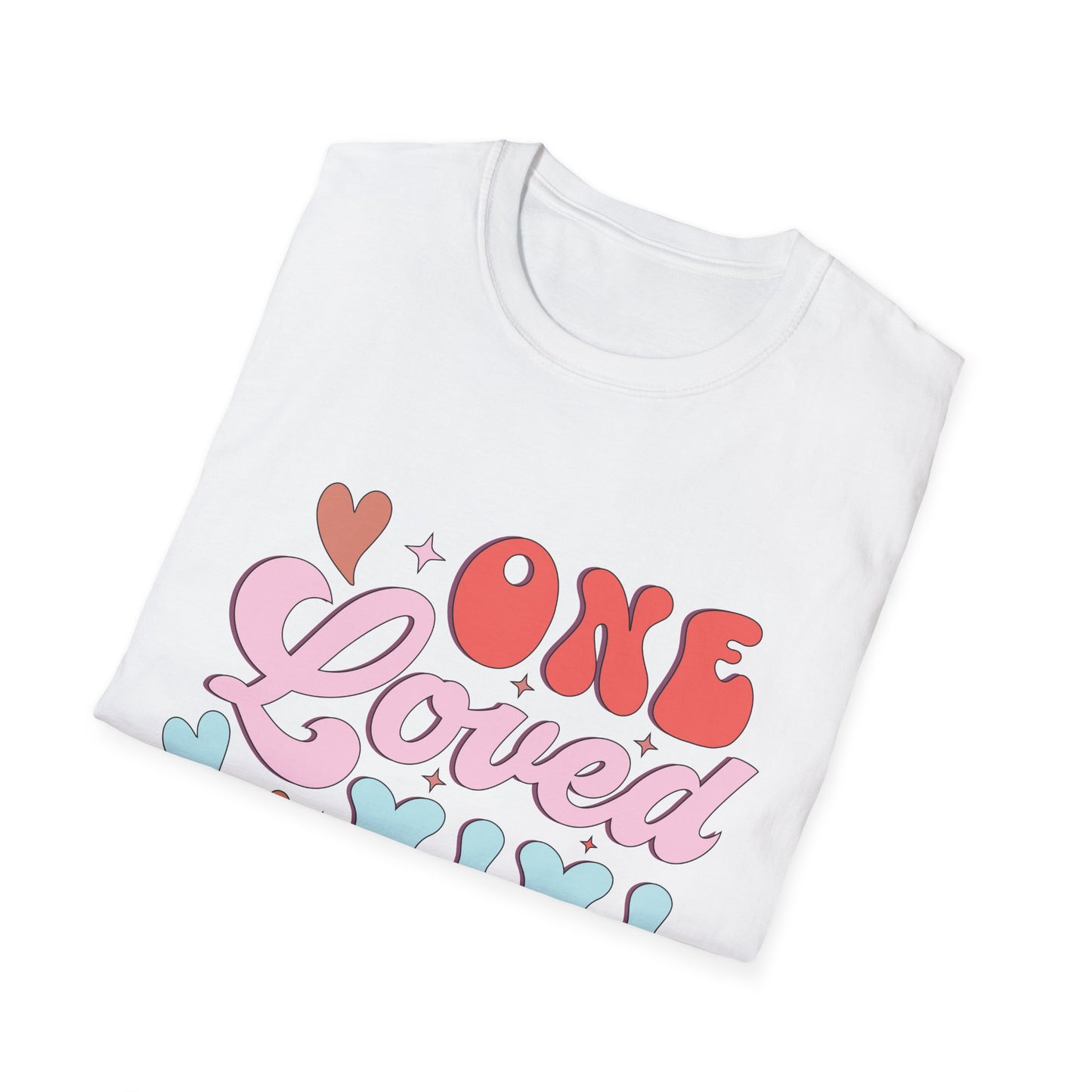 ONE Loved MIMI T-Shirt | Adorable Retro Groovy Grandma Gift | Sweet Mother's Day Grandparent Tee