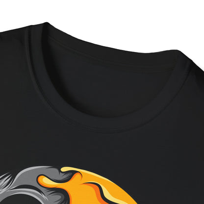Trippy Melting Skull Emoji T-Shirt - Unique Psychedelic Graphic Tee | Cool Streetwear Statement Gift