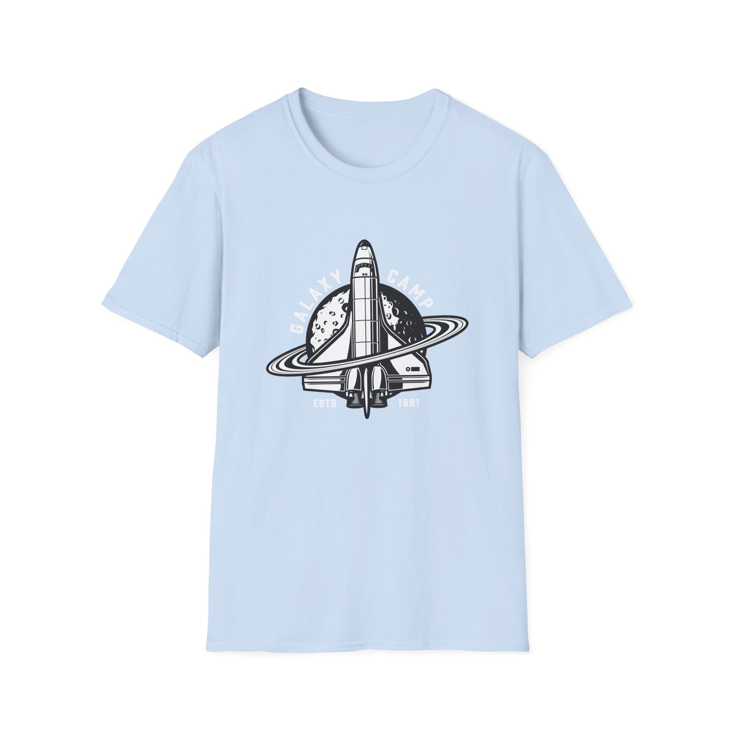 Epic Space Shuttle T-Shirt | Vintage Cosmic Saturn & Moon Tee | Stellar Astronomy & Science Fan Apparel | Explore the Galaxy!