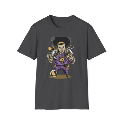 Dynamic Hip Hop DJ T-Shirt - Epic Urban Graffiti Artist Streetwear Graphic Tee | Music Culture