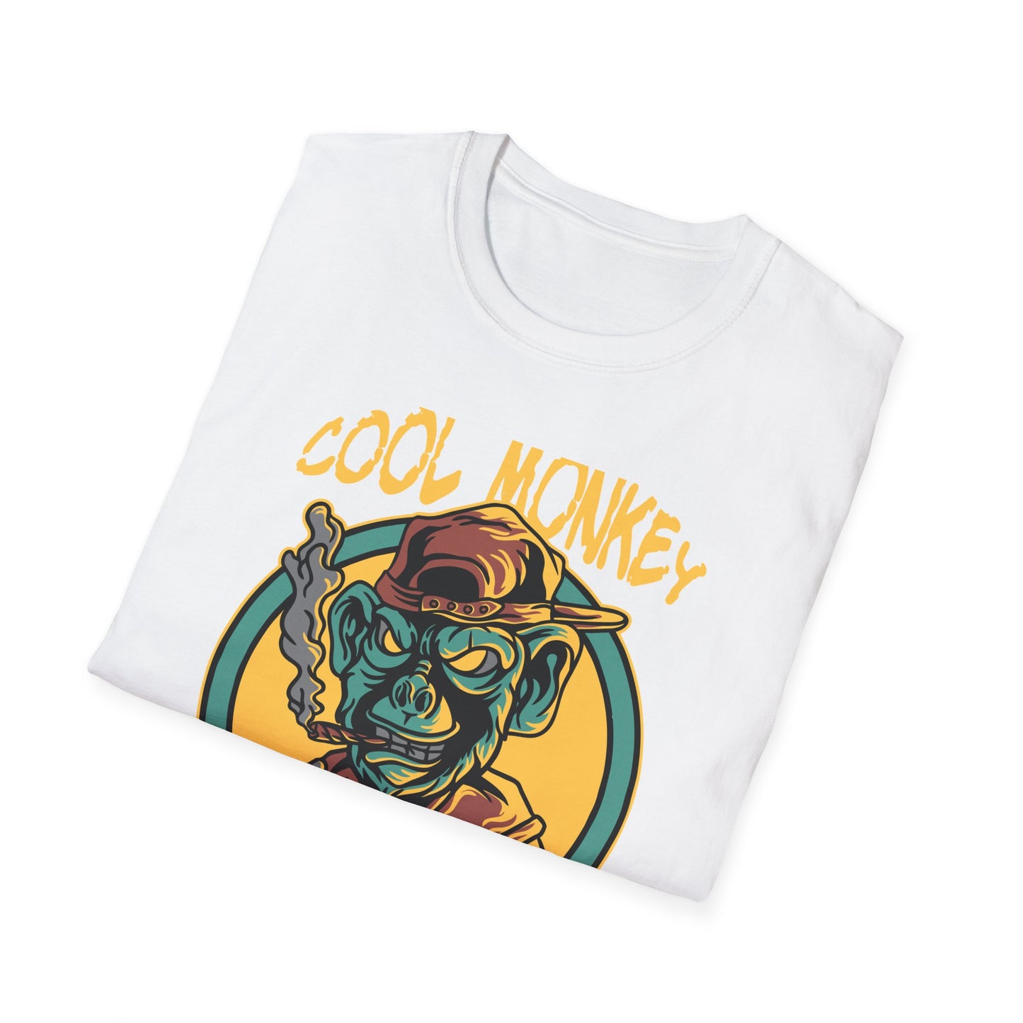 Awesome Cool Monkey T-Shirt | Edgy Streetwear Graphic Tee | Unique Urban Animal Print for Men & Women