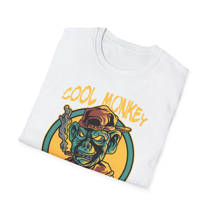 Awesome Cool Monkey T-Shirt | Edgy Streetwear Graphic Tee | Unique Urban Animal Print for Men & Women