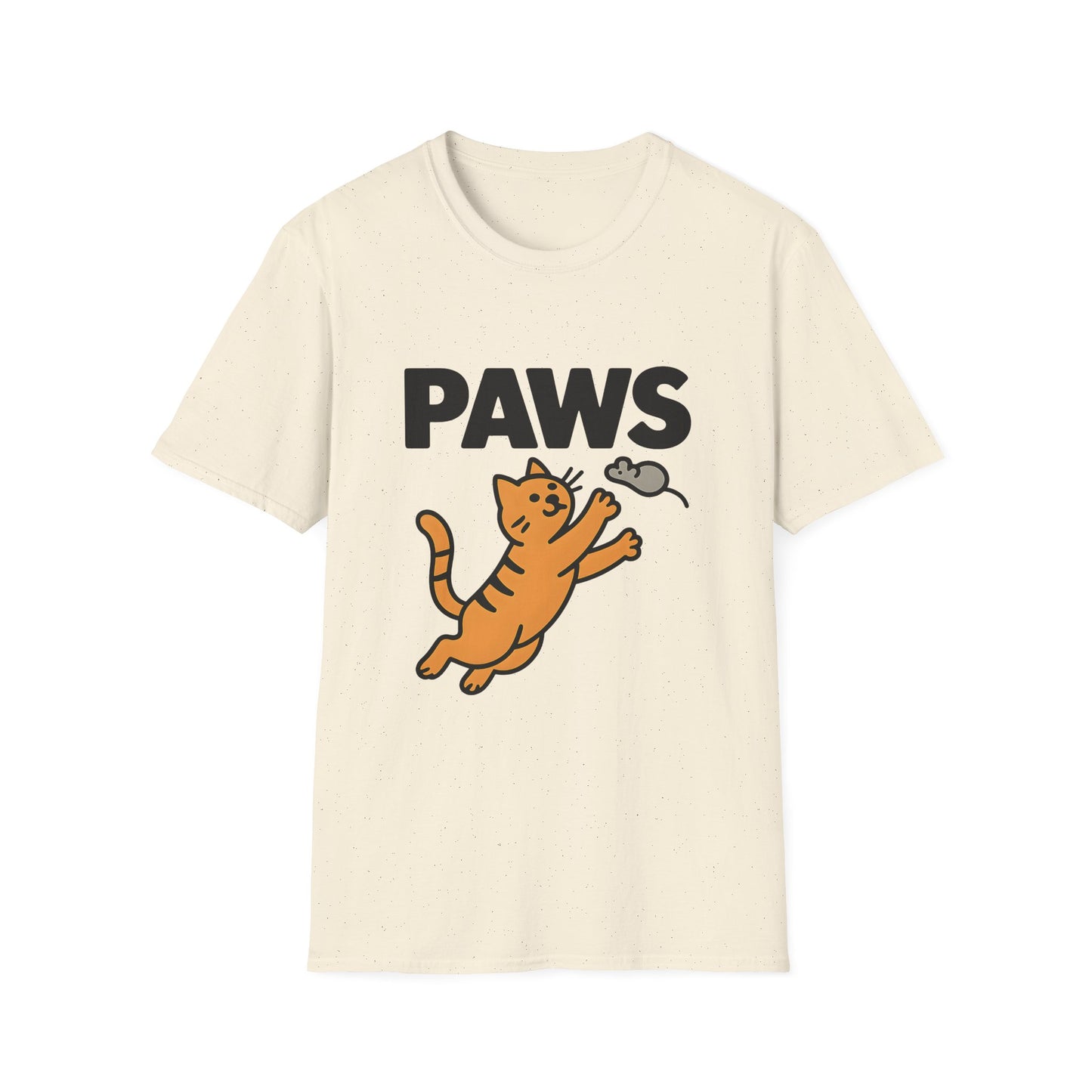 PAWS Cat Reach Minimal Graphic Tee
